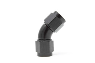 Aeromotive VaporWorx Fitting - AN-06 Female-Female 45 Degree Swivel