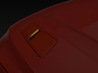 Raxiom 15-17 Ford Mustang GT Axial Series Hood Mount Turn Signal Kit- Amber LED