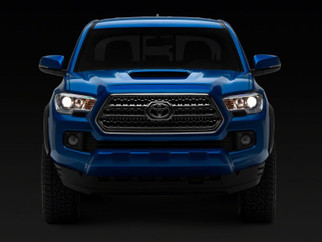 Raxiom 16-23 Toyota Tacoma Axial Series OE Replmnt Headlights- Chrome- Clear Lens
