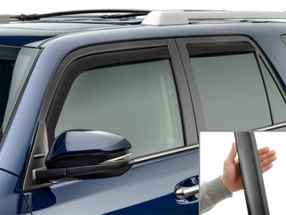 WeatherTech 10-24 Toyota 4Runner Front Rear Front & Rear Side Window Deflectors - Matte Blk