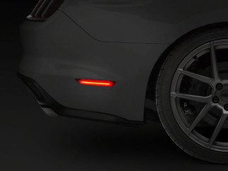 Raxiom 15-23 Ford Mustang Axial Series LED Side Marker Lights- Rear- Red