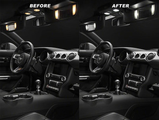 Raxiom 15-23 Ford Mustang Axial Series Stage 1 Interior LED Lighting Kit- Cool White