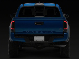 Raxiom 16-23 Toyota Tacoma Axial Series LED Tail Lights- Black Housing- Smoked Lens