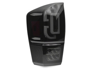 Raxiom 16-23 Toyota Tacoma XW Series Sequential LED Tail Lights- Black Housing/ Smoked Lens