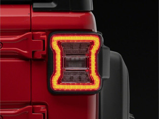 Raxiom 18-26 Jeep Wrangler JL LED Tail Lights- Clear Housing- Clear Lens