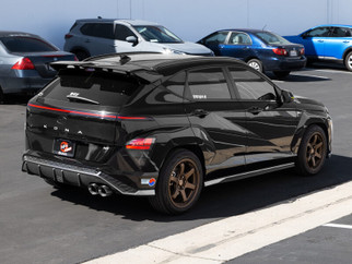 aFe Takeda 2-1/2in 304 Stainless Steel Axle-Back Exhaust w/ Black Tip Hyundai Kona 24-26 L4-1.6L (t)