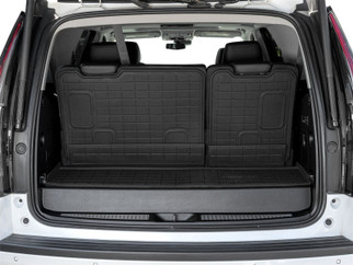 WeatherTech 18-20 Chevrolet Tahoe Behind 3rd Row Seating SeatBack Cargo Liners HP - Black
