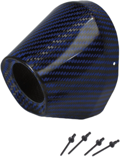Carbon End Cap Blue 1 3/4" I.d.