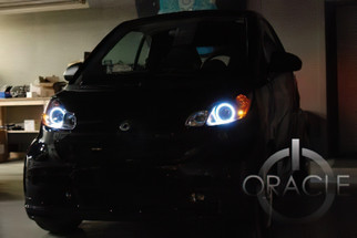 Oracle 08-13 Smart ForTwo LED Headlight Halo Kit - Green