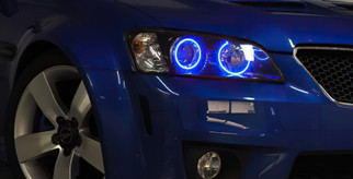 Oracle 08-10 Pontiac G8 LED Headlight Halo Kit - Blue