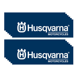 6" Husqvarna Decal 10 Pk