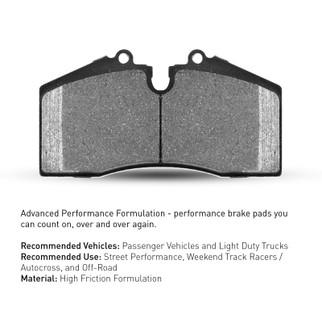 R1 07-15 Infiniti G37 Front Performance Sport Brake Pads