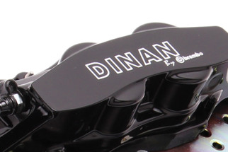 Dinan 14-16 BMW 228i Rear Brake Kit - Black Calipers - Slotted
