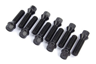 Dinan Lug Bolt Kit Cone Seat M14x33mm - Black (Set of 10)