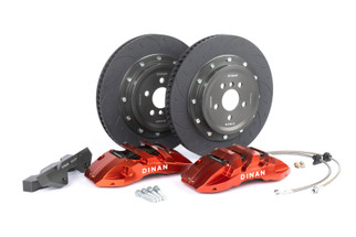 Dinan 14-16 BMW 228i Front Big Brake Kit - 395x34mm 6 Piston - Red