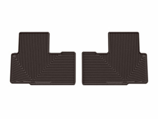WeatherTech 2026 Honda Passport 2nd Row Rear All-Weather Floor Mats - Cocoa