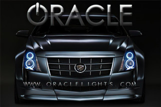 Oracle 10-12 Cadillac CTS-V Sedan LED Headlight Halo Kit - Green