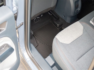 WeatherTech 22-26 Ford Maverick Hybrid 2nd Row Rear All-Weather Floor Mats - Black