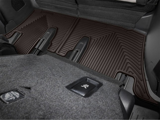WeatherTech 24-26 Lexus TX 2nd Row Rear All-Weather Floor Mats - Cocoa