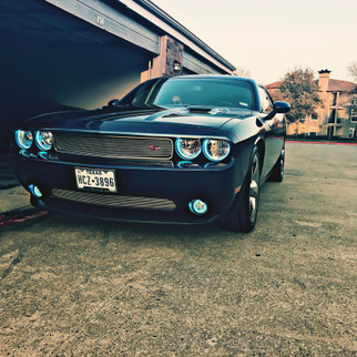 Oracle 08-14 Dodge Challenger LED Projector Headlight Halo Kit - Blue