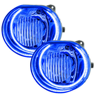 Oracle 02-04 Jeep Liberty LED Fog Light Halo Kit - Blue