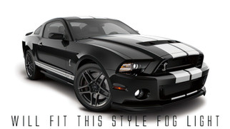 Oracle 13-14 Ford Mustang Shelby/Roush/GT500 LED Fog Light Halo Kit - UV/Purple
