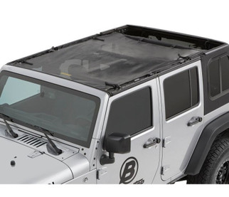 Bestop 07-18 Jeep Wrangler JK 4-Door Sun Safari Bikini (Mesh)