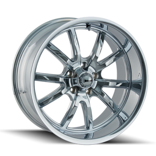 Ridler 650 18x8 / 5x120.65 BP / 0mm Offset / 83.82mm Hub Chrome Wheel