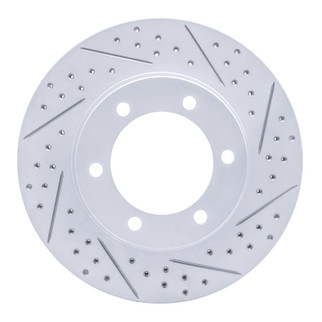R1 95-04 Toyota 4Runner Front Right Drilled & Slotted Geo-Carbon Rotor
