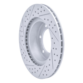 R1 95-04 Toyota 4Runner Front Right Drilled & Slotted Geo-Carbon Rotor