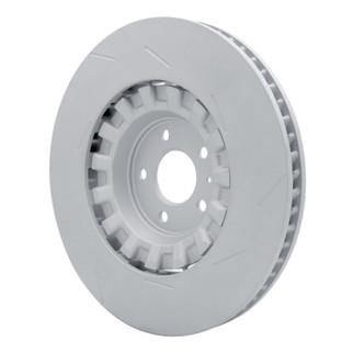 DFC 17-18 Porsche Macan Left Front Slotted Hi-Carbon Alloy Geomet Coated Rotor