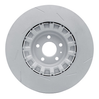 DFC 17-18 Porsche Macan Left Front Slotted Hi-Carbon Alloy Geomet Coated Rotor