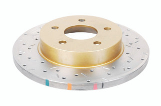 DBA 05-12 Chevrolet Cobalt (5 Lug) Rear 4000 Series Drilled & Slotted Rotors