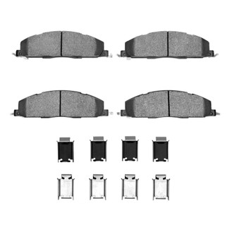R1 09-18 Dodge Ram 3500 Rear Semi Met Pads & Hardware Kit