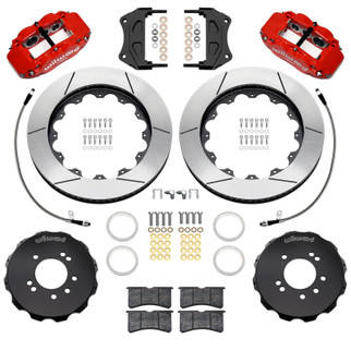 Wilwood 89-98 Nissan 240SX/89-94 Skyline/90-96 300ZX Superlite 6R Front BBK w/ 14in D/S Rotors - Red