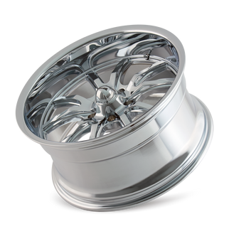 Ridler 650 17x7 / 5x114.3 BP / 0mm Offset / 83.82mm Hub Chrome Wheel