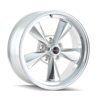 Ridler 675 15x7 / 5x120.65 BP / 0mm Offset / 83.82mm Hub Polished Wheel