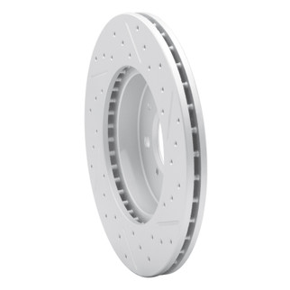 R1 12-18 Toyota Yaris (USA/Canada) Front Left Drilled & Slotted Geo-Carbon Rotor