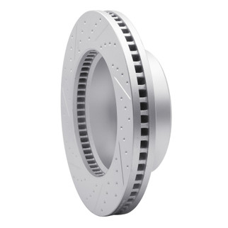 R1 08-25 Ford E-350 Super Duty Front Right Drilled & Slotted Geo-Carbon Rotor