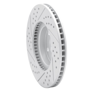 R1 00-10 Pontiac Vibe Front Right Drilled & Slotted Geo-Carbon Rotor