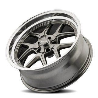 Ridler 610 20x8.5 / 5x120.65 BP / 0mm Offset / 83.82mm Hub Gloss Grey Polished Wheel