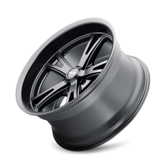 Ridler 606 20x9 / 5x115 BP / 18mm Offset / 72.62mm Hub Matte Black Wheel
