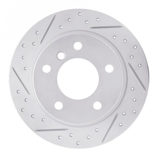 R1 96-02 BMW Z3 Rear Right Drilled & Slotted Geo-Carbon Rotor