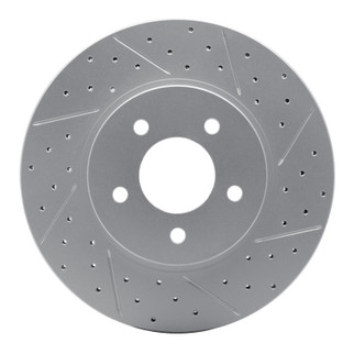 R1 05-12 Ford Escape Front Right Drilled & Slotted Geo-Carbon Rotor