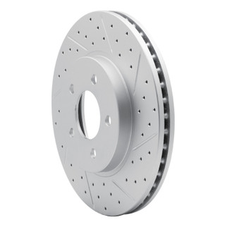 R1 05-12 Ford Escape Front Right Drilled & Slotted Geo-Carbon Rotor