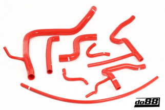 do88 SAAB 900 Turbo T8 81-89 Coolant Hoses Red