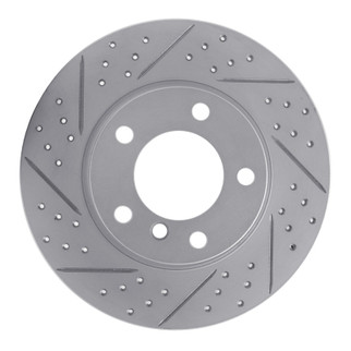R1 95-98 BMW Z3 Front Right Drilled & Slotted Geo-Carbon Rotor