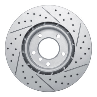 R1 95-02 BMW Z3 Right Front Drilled & Slotted Geo-Carbon Rotor