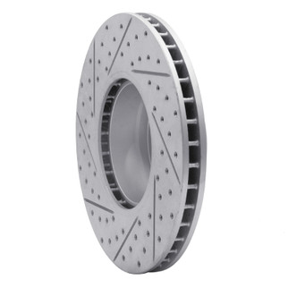 R1 91-01 BMW 540I Front Left Drilled & Slotted Geo-Carbon Rotor