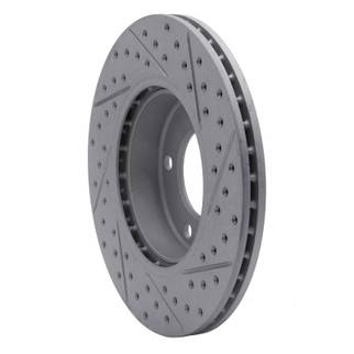 R1 91-06 BMW 328I Front Left Drilled & Slotted Geo-Carbon Rotor